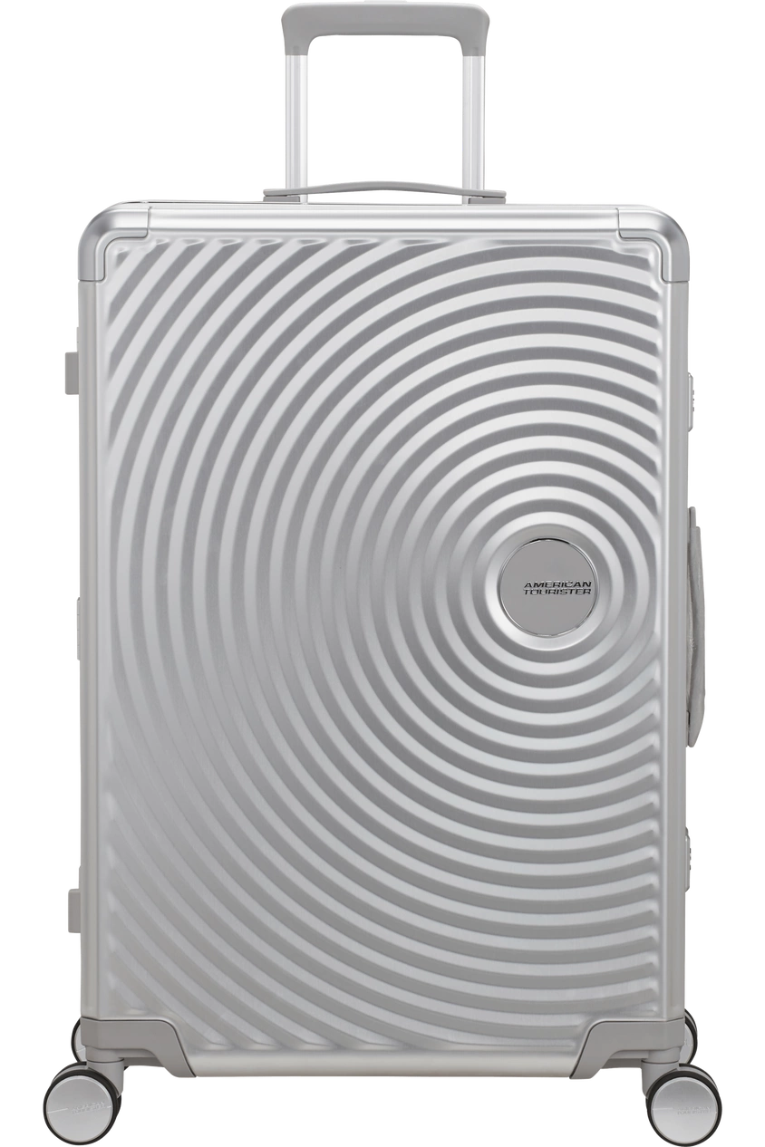 Walizka American Tourister Soundbox Alu 77cm Silver