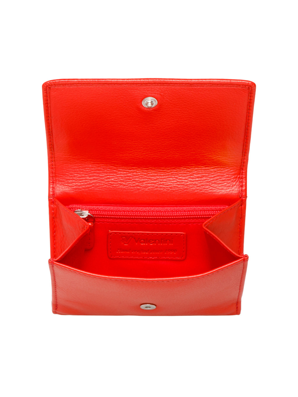 Portfel damski Valentini Metallic 503 czerwony