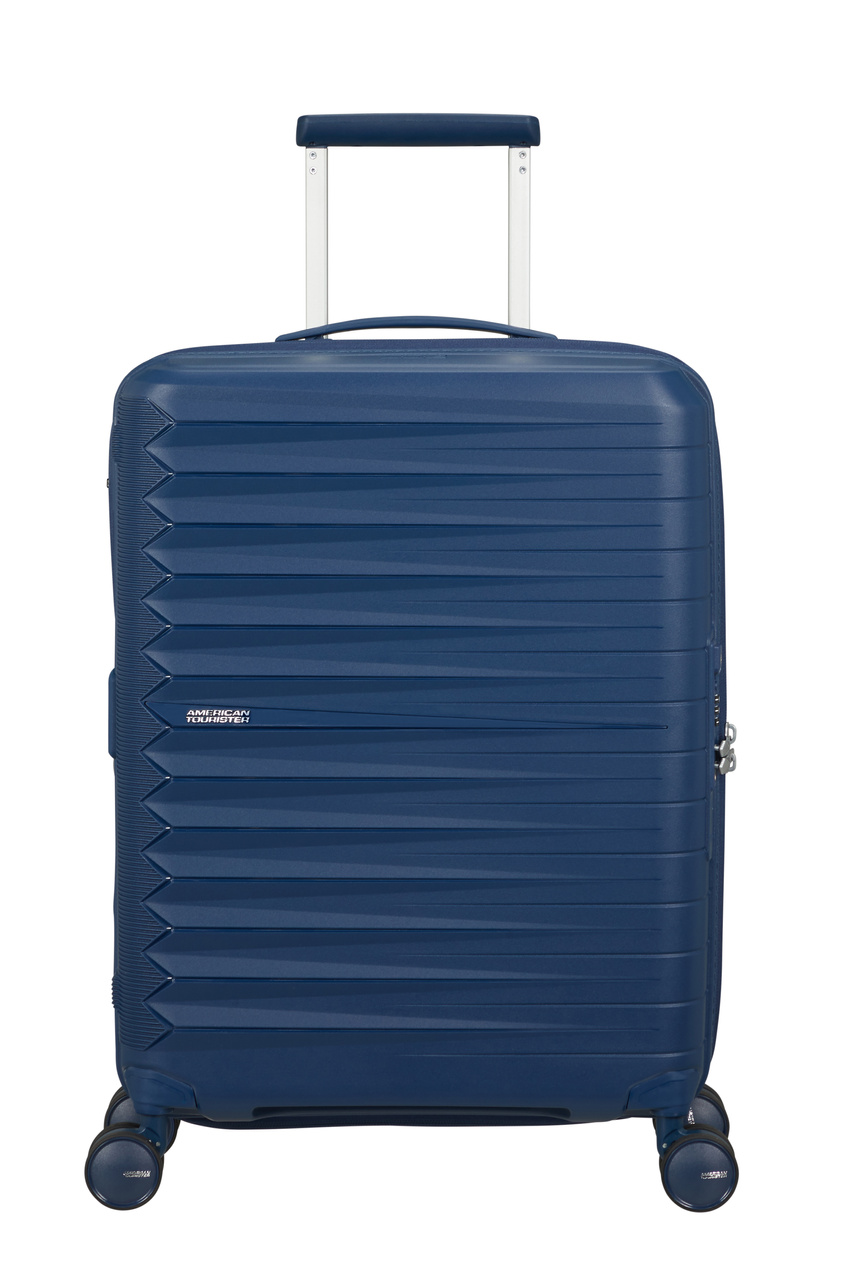Walizka kabinowa American Tourister Fastforward 55cm powiększana granatowa