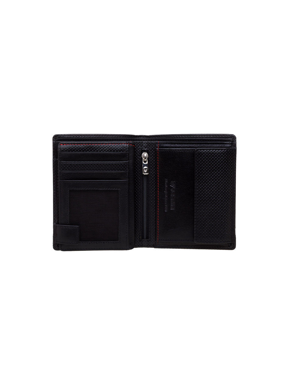 Portfel męski Valentini Perforated 282 czarny