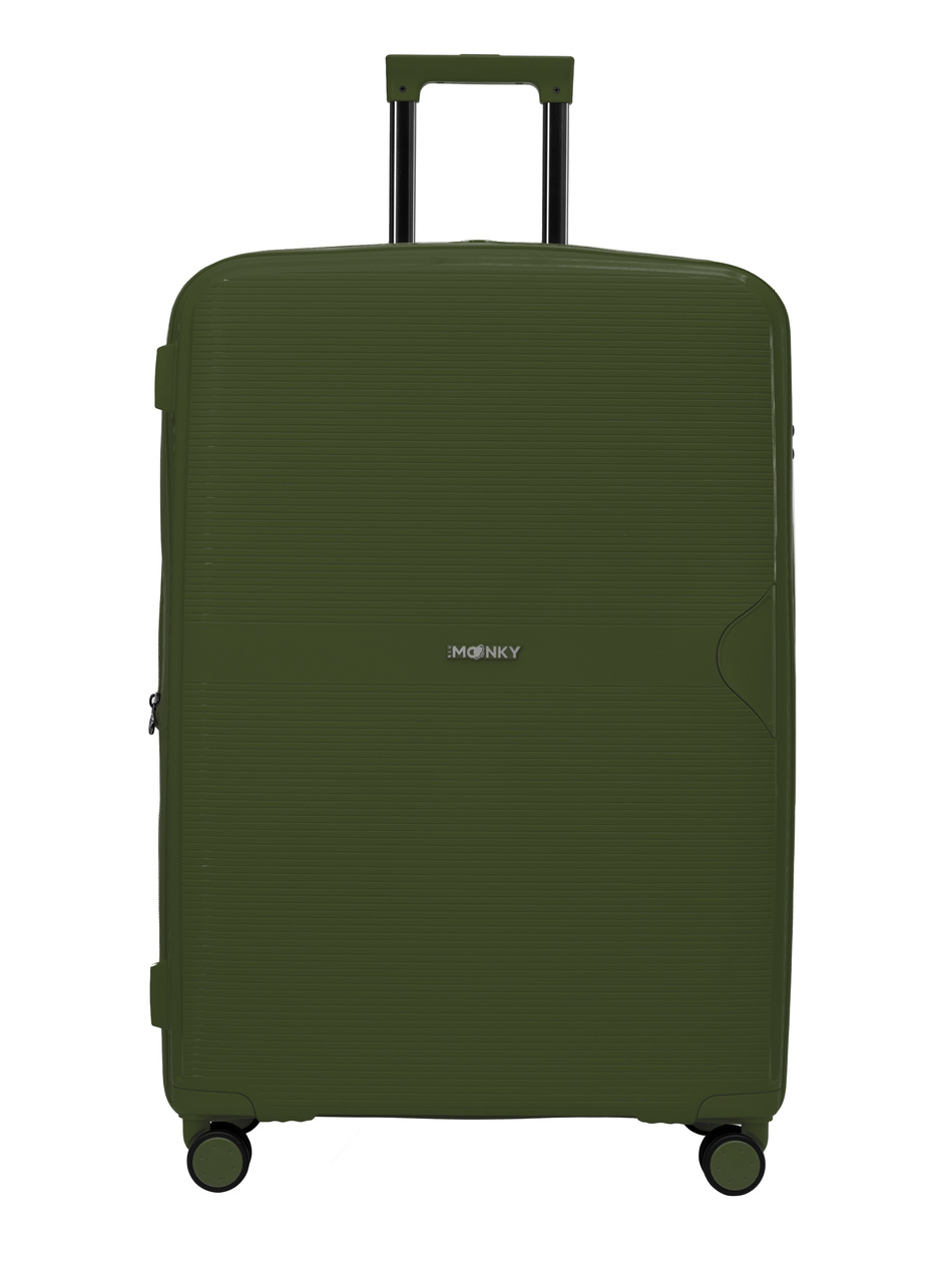 Walizka BLU MOONKY Altair 77cm powiększana Moss Mood