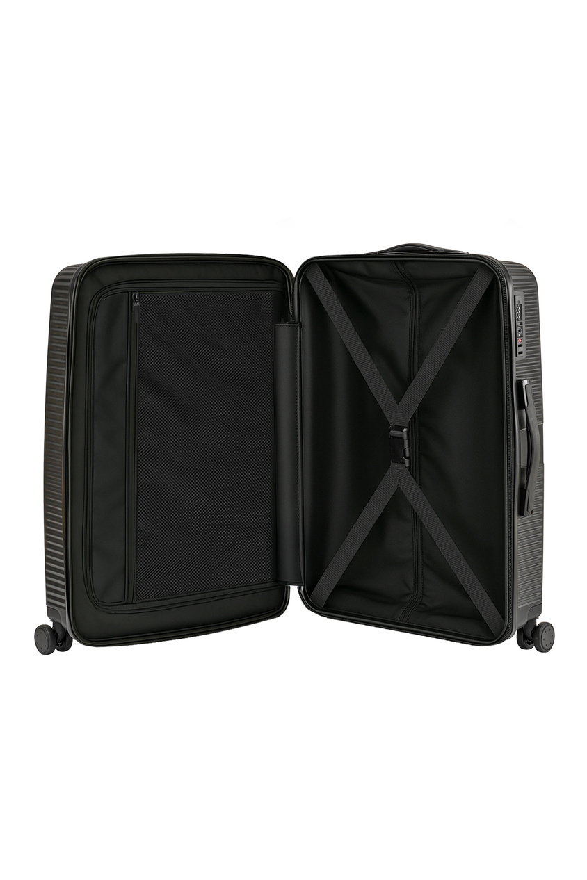 Walizka BLU MOONKY Altair 77cm czarna powiększana