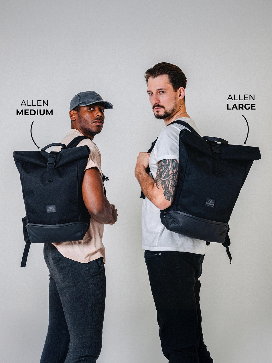 Plecak rolltop JOHNNY URBAN Allen Medium Black