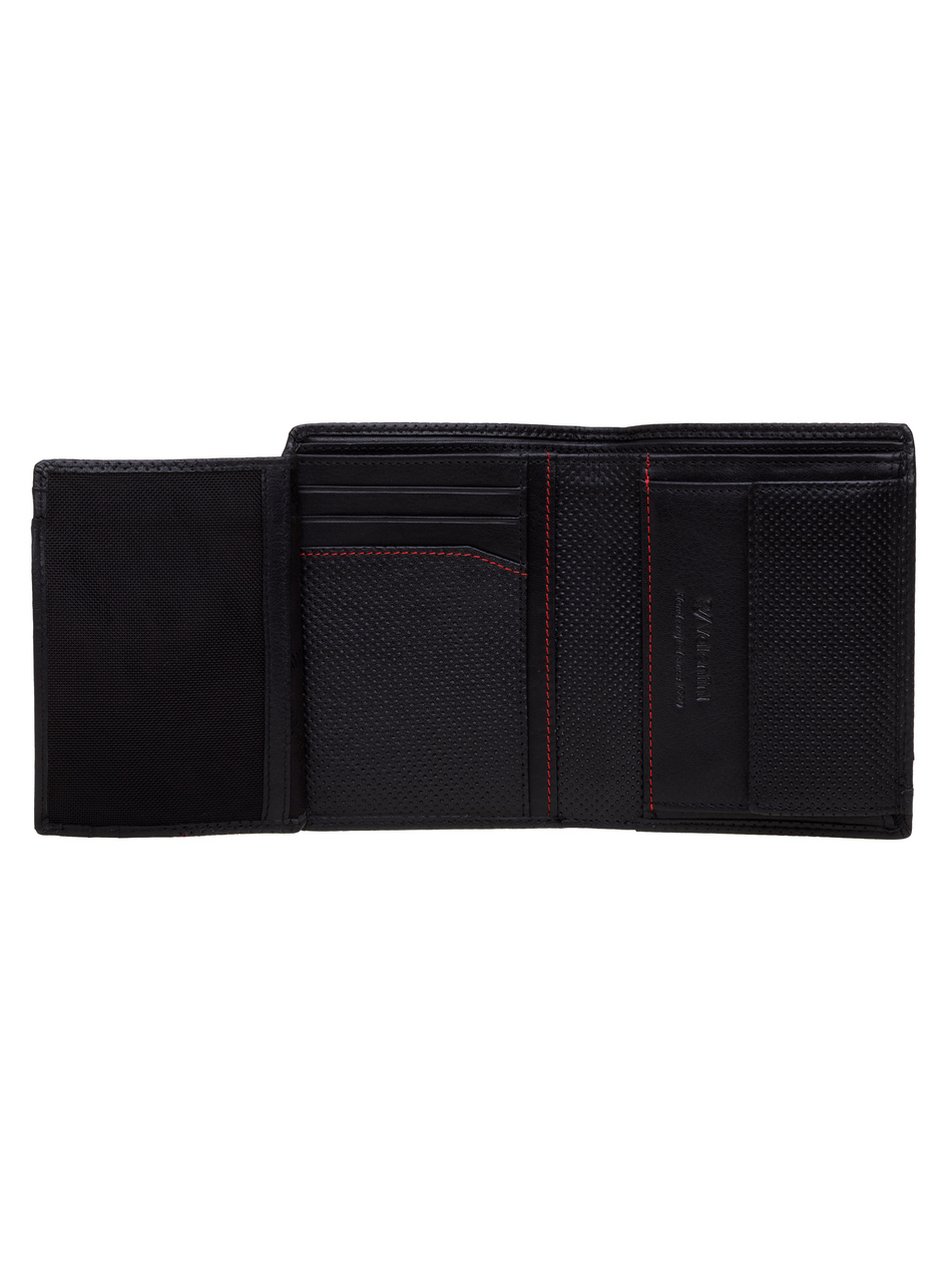 Portfel męski Valentini Perforated 266 czarny