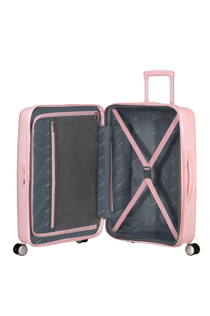 Walizka American Tourister Soundbox 67cm powiększana Pastel Pink