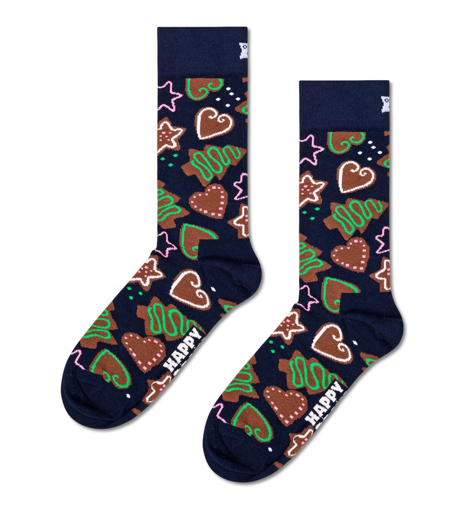 Zestaw prezentowy 2 par skarpetek Happy Socks Gingerbread Heart 36-40