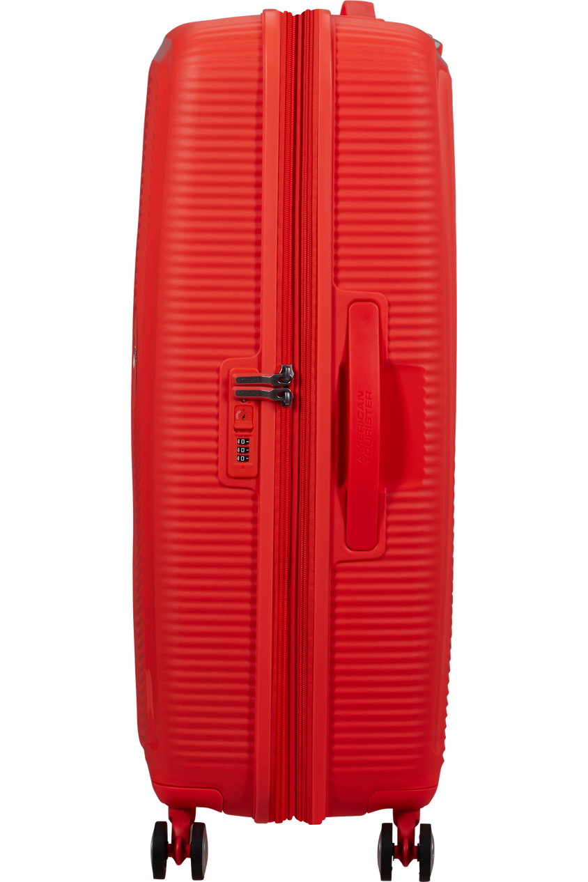 Walizka American Tourister Soundbox 77cm powiększana pomarańczowa