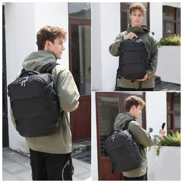 Plecak podróżny Kono czarny