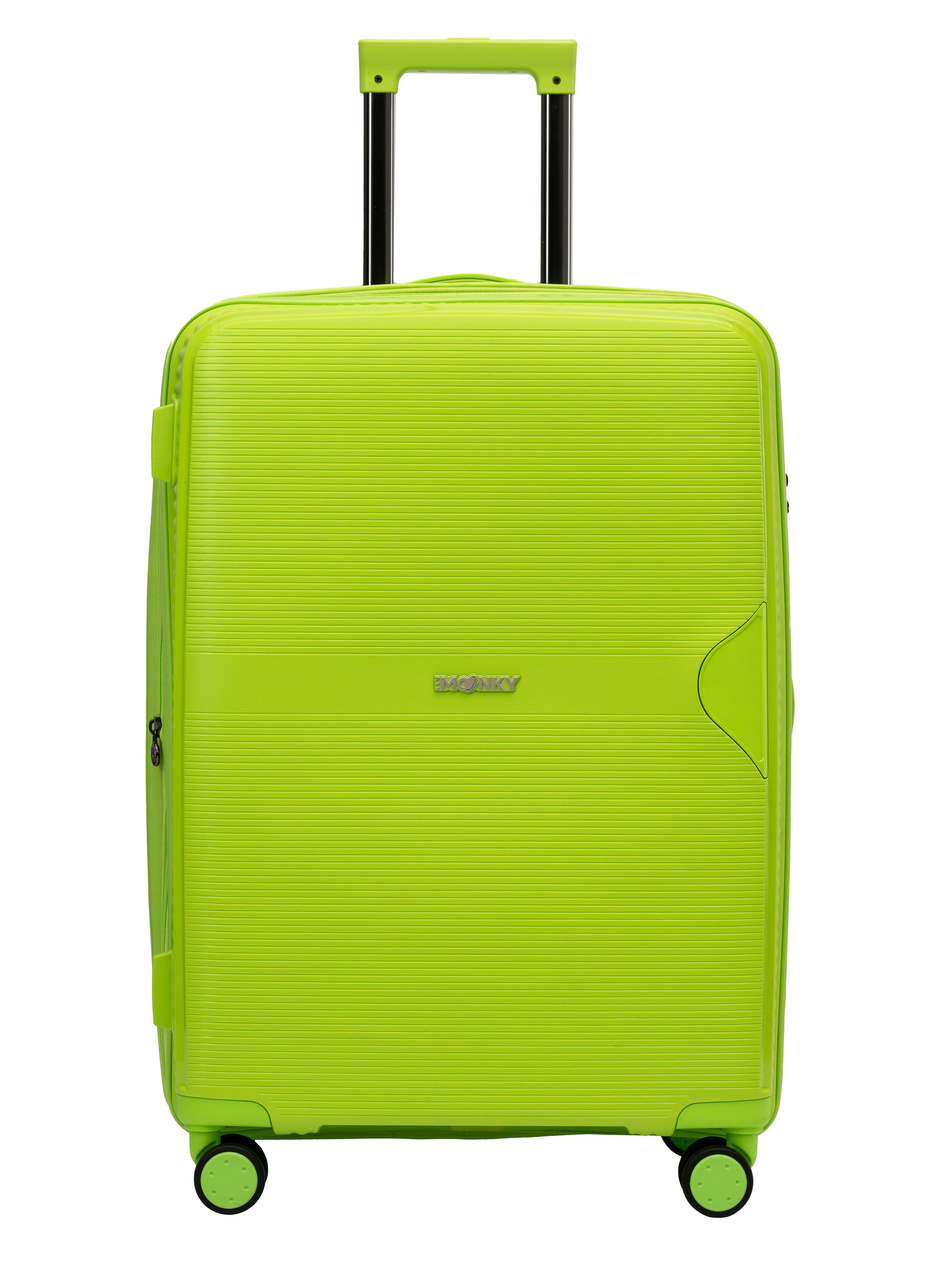 Walizka BLU MOONKY Altair 66cm limonka powiększana