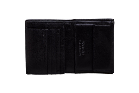 Portfel męski Valentini Metal Sticker 098 czarny