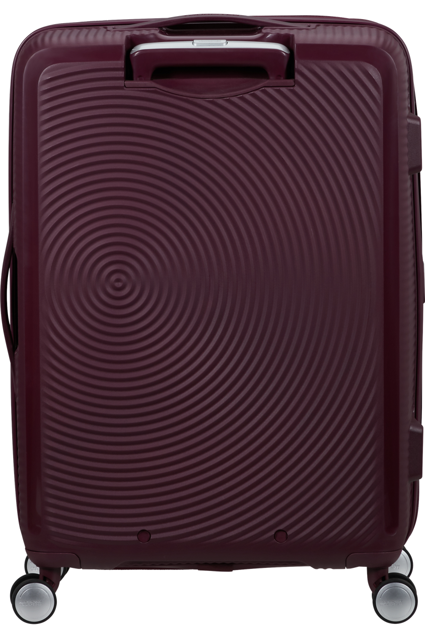 Walizka American Tourister Soundbox 67cm powiększana wiśniowa