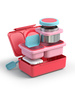 OmieBox UP Lunch Box Cherry Pink
