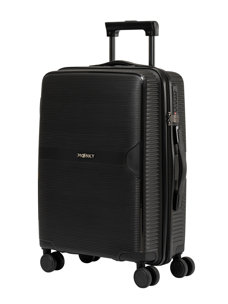 Zestaw 3 walizek BLU MOONKY Altair 55/66/77cm powiększane czarne