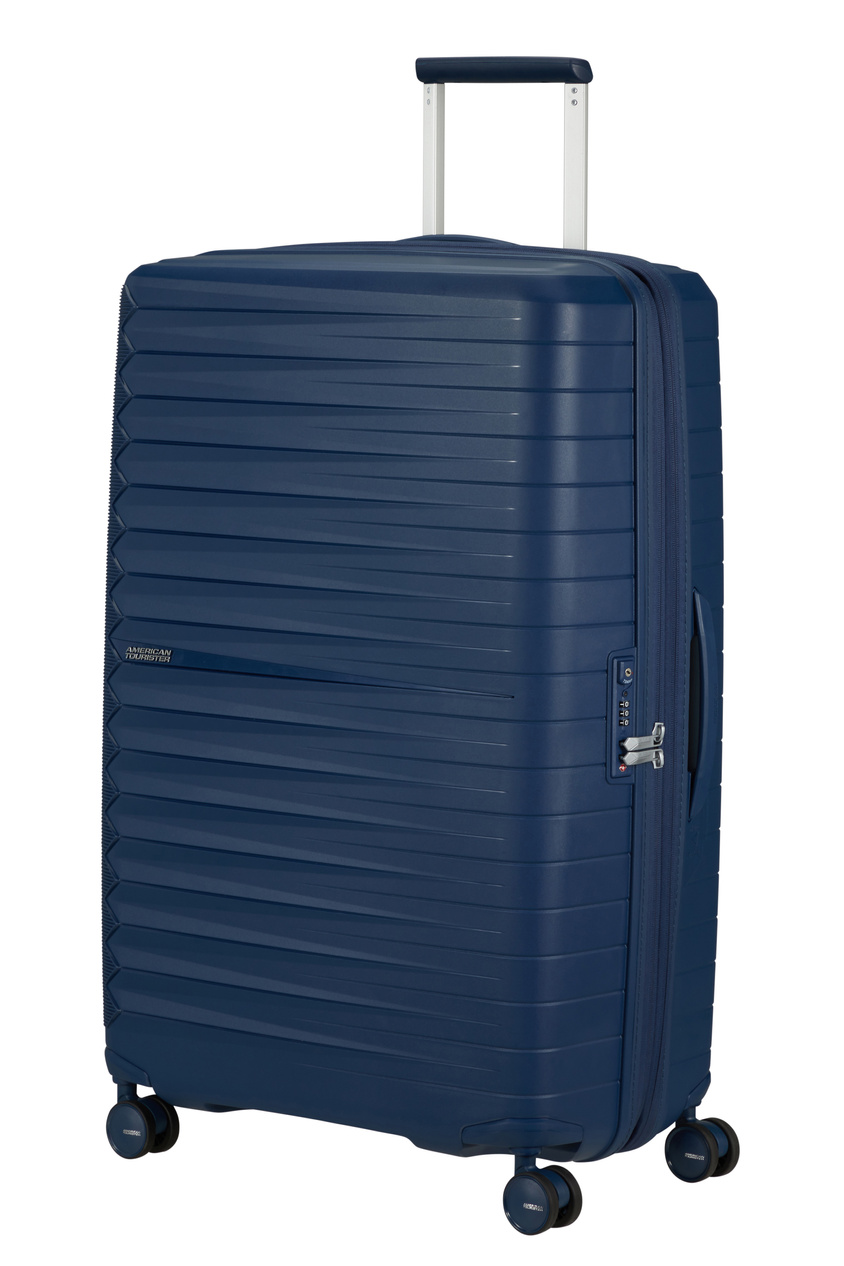 Walizka American Tourister Fastforward 78cm powiększana granatowa