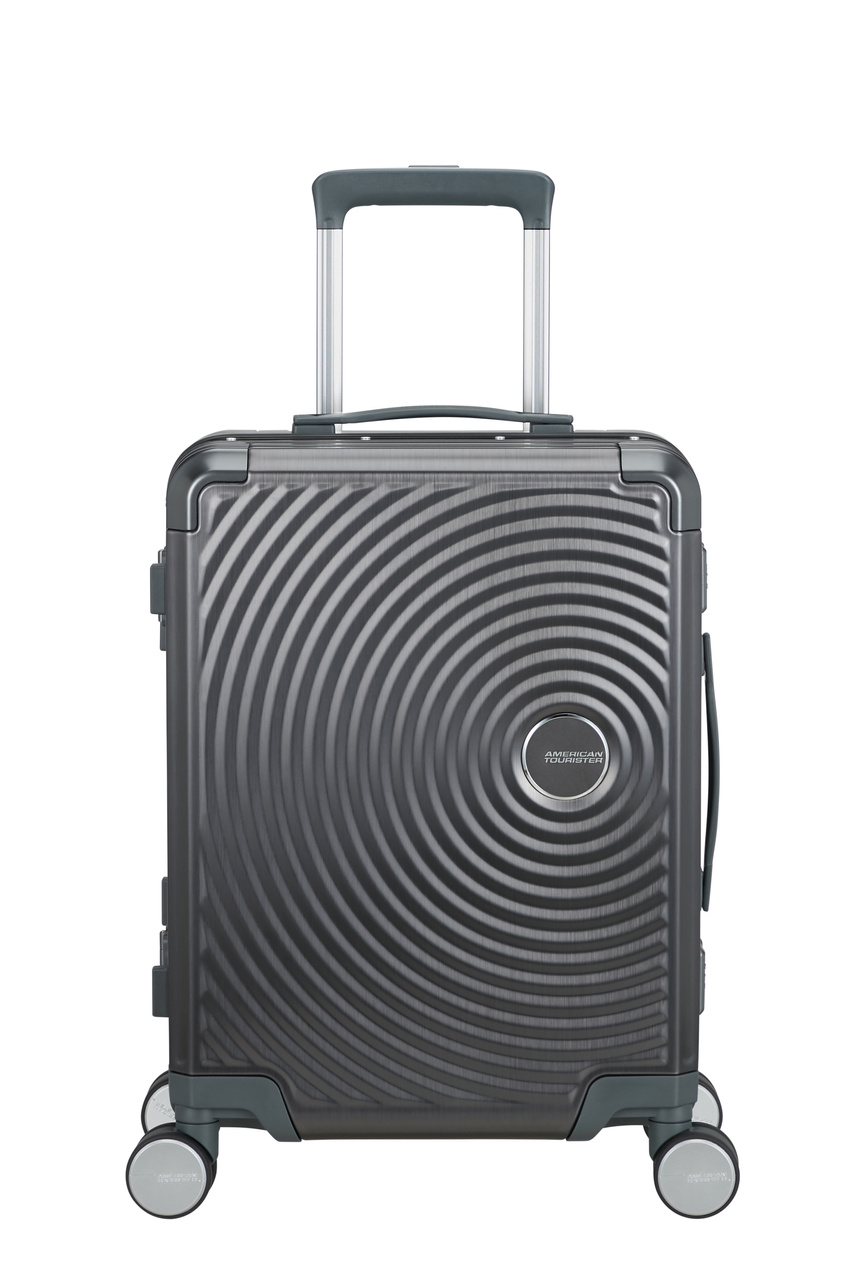 Walizka kabinowa American Tourister Soundbox Alu 55cm Brushed Anthracite