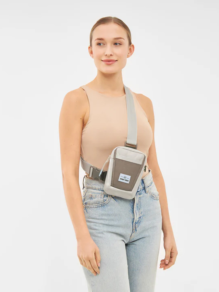 Torba Crossbody JOHNNY URBAN Lex desert grey-sand