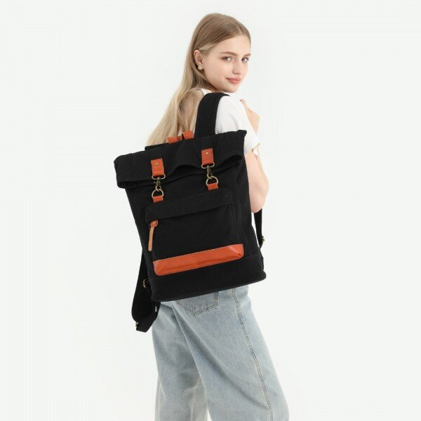 Plecak vintage Kono czarny