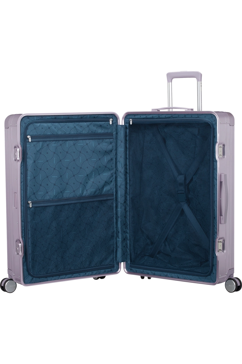 Walizka American Tourister Soundbox Alu 77cm fioletowa