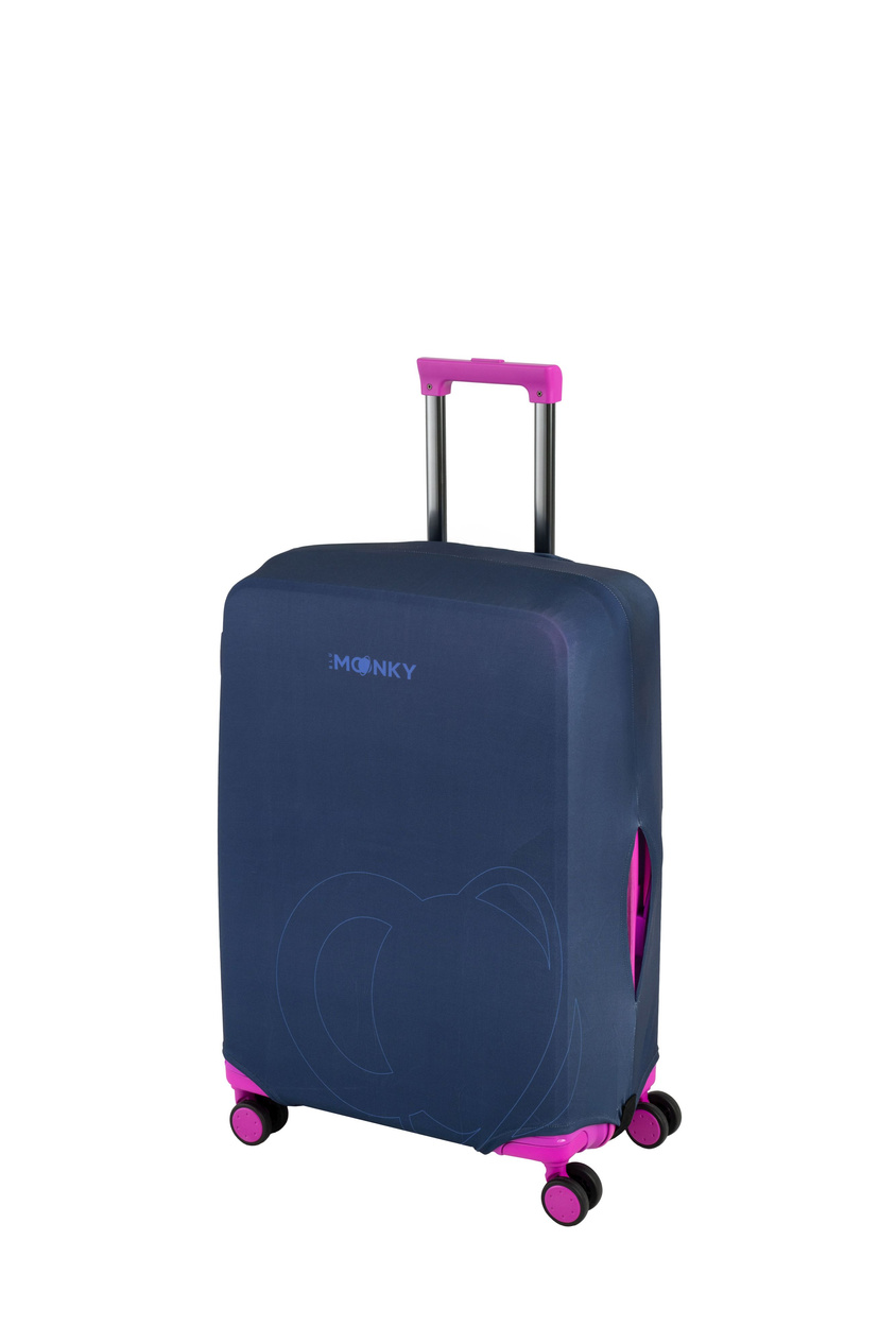 Pokrowiec na walizkę BLU MOONKY M granatowy