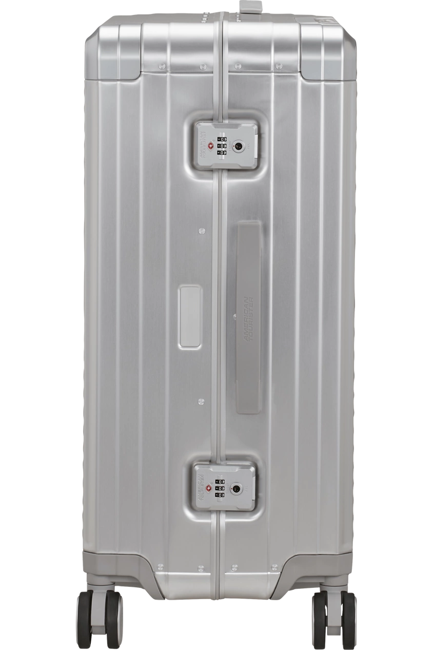 Walizka American Tourister Soundbox Alu 68cm srebrna