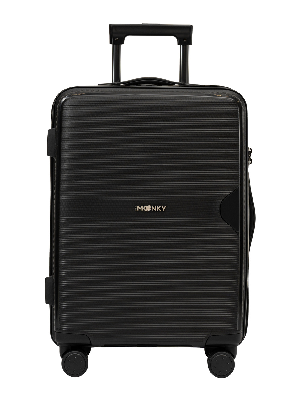 Zestaw 3 walizek BLU MOONKY Altair 55/66/77cm powiększane czarne
