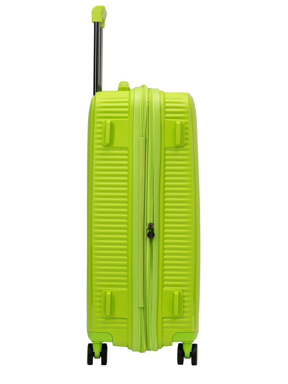 Walizka BLU MOONKY Altair 66cm limonka powiększana