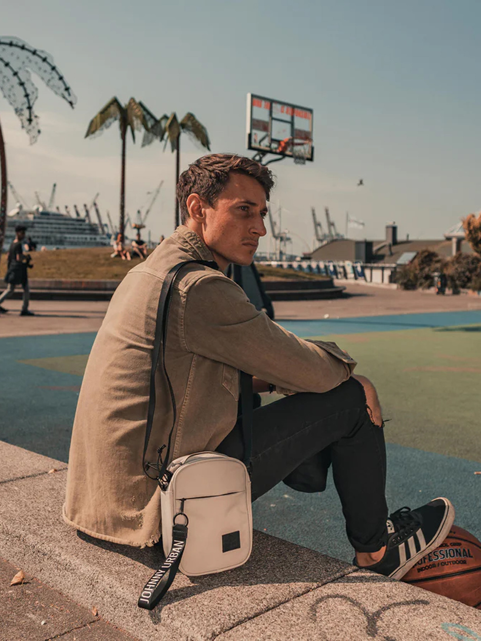 Torba crossbody JOHNNY URBAN Luis sand
