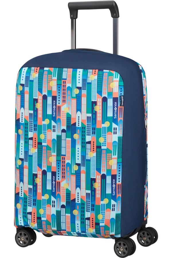 Pokrowiec na walizkę Samsonite S miejski print