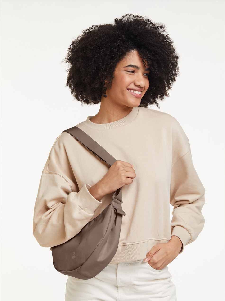 Torebka na ramię Got Bag Moon Bag Small Monochrome Taupe Brown