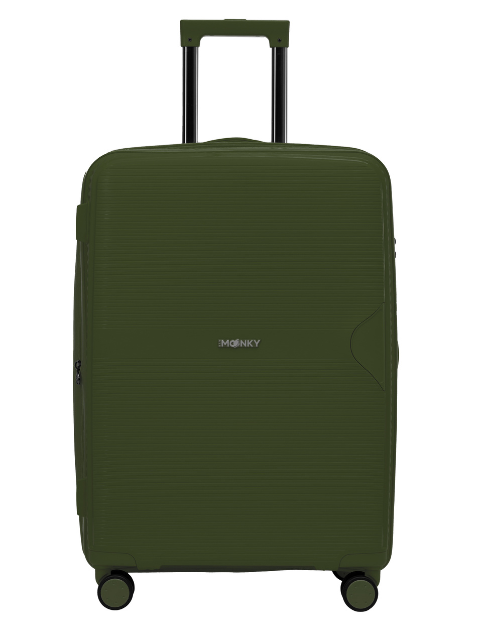 Walizka BLU MOONKY Altair 66cm powiększana Moss Mood