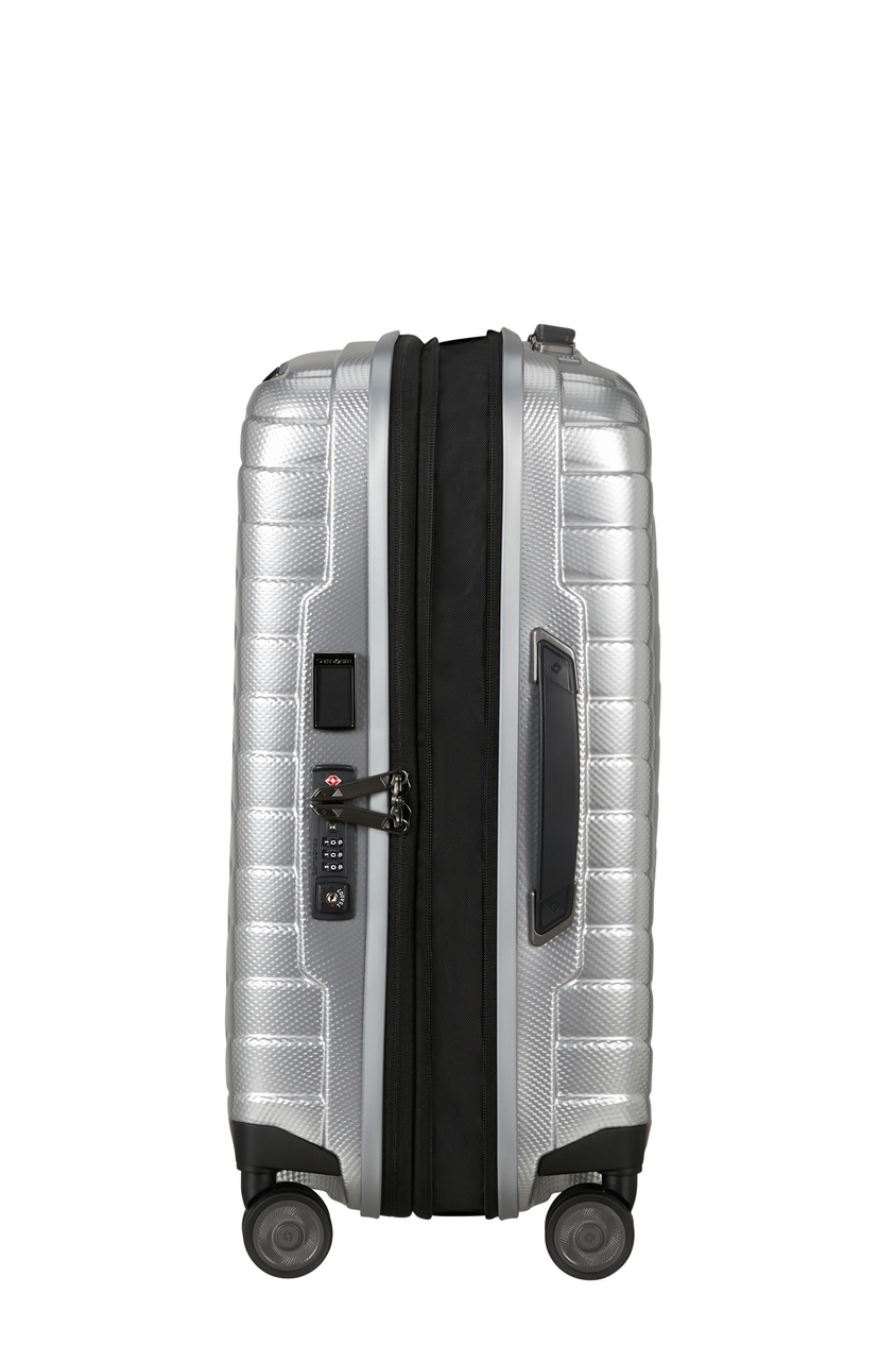 Walizka kabinowa Samsonite Proxis 55cm powiększana srebrna