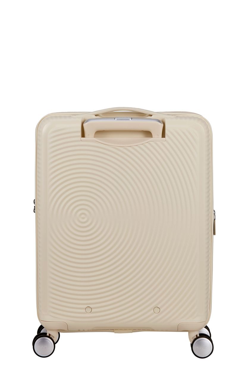 Walizka kabinowa American Tourister Soundbox 55cm powiększana Coconut Sand