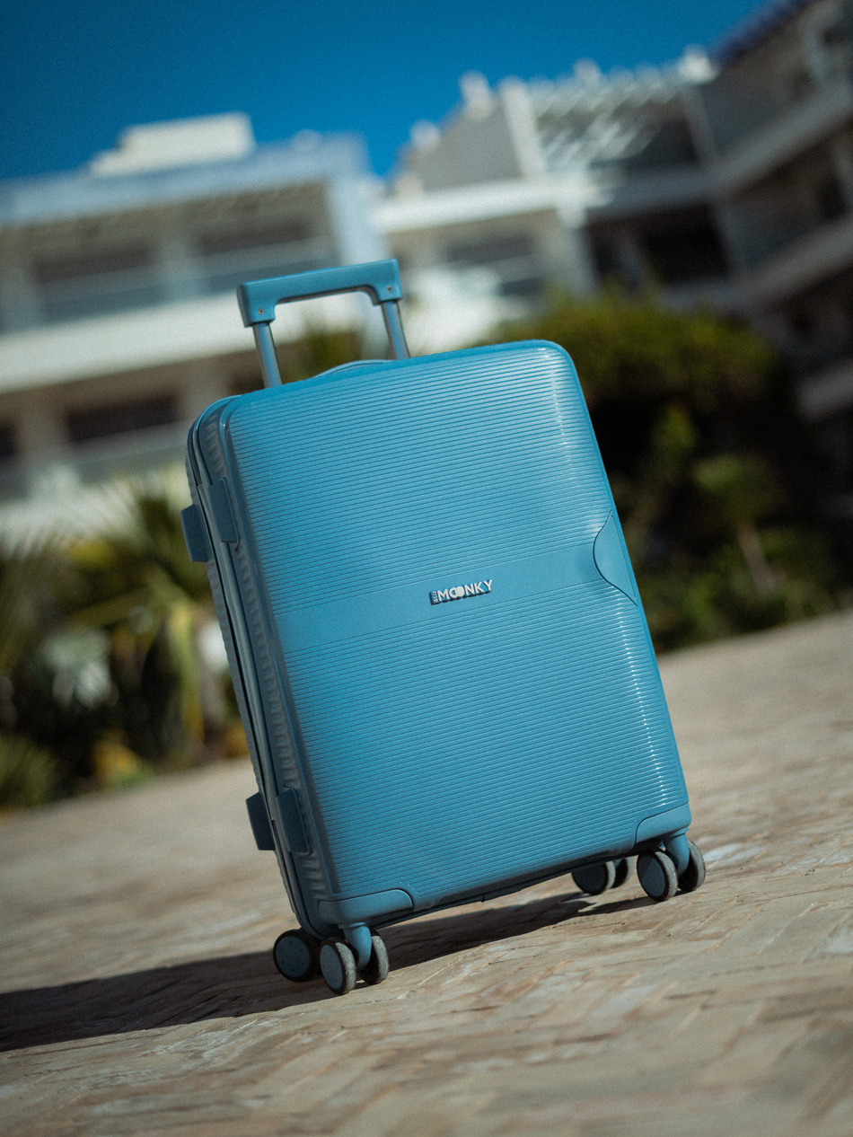 Walizka kabinowa BLU MOONKY Altair 55cm Digital Denim