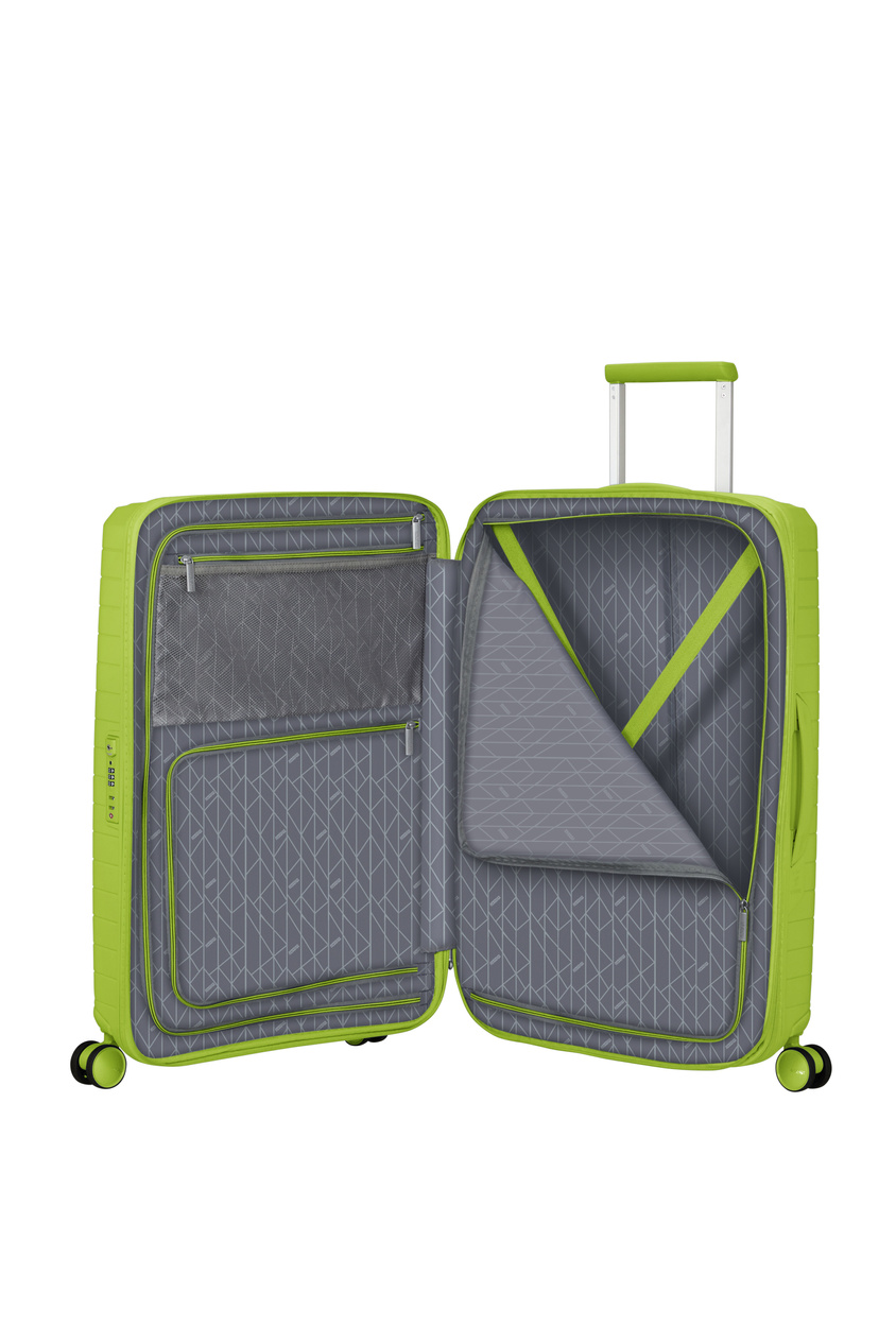 Walizka American Tourister Fastforward 68cm powiększana limonkowa