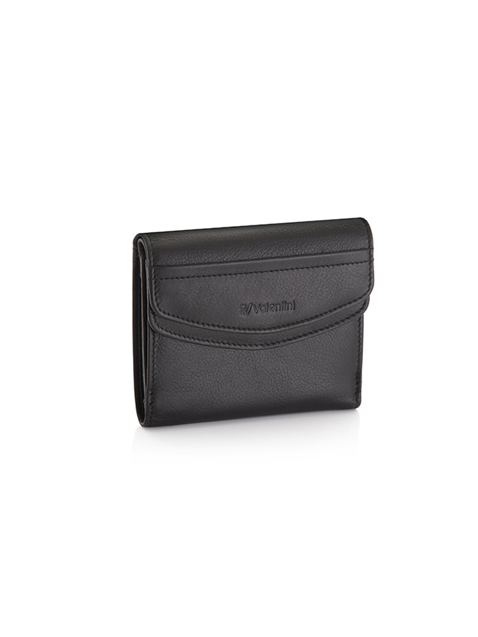 Damski portfel Valentini Black & Red Diamond 503 czarny