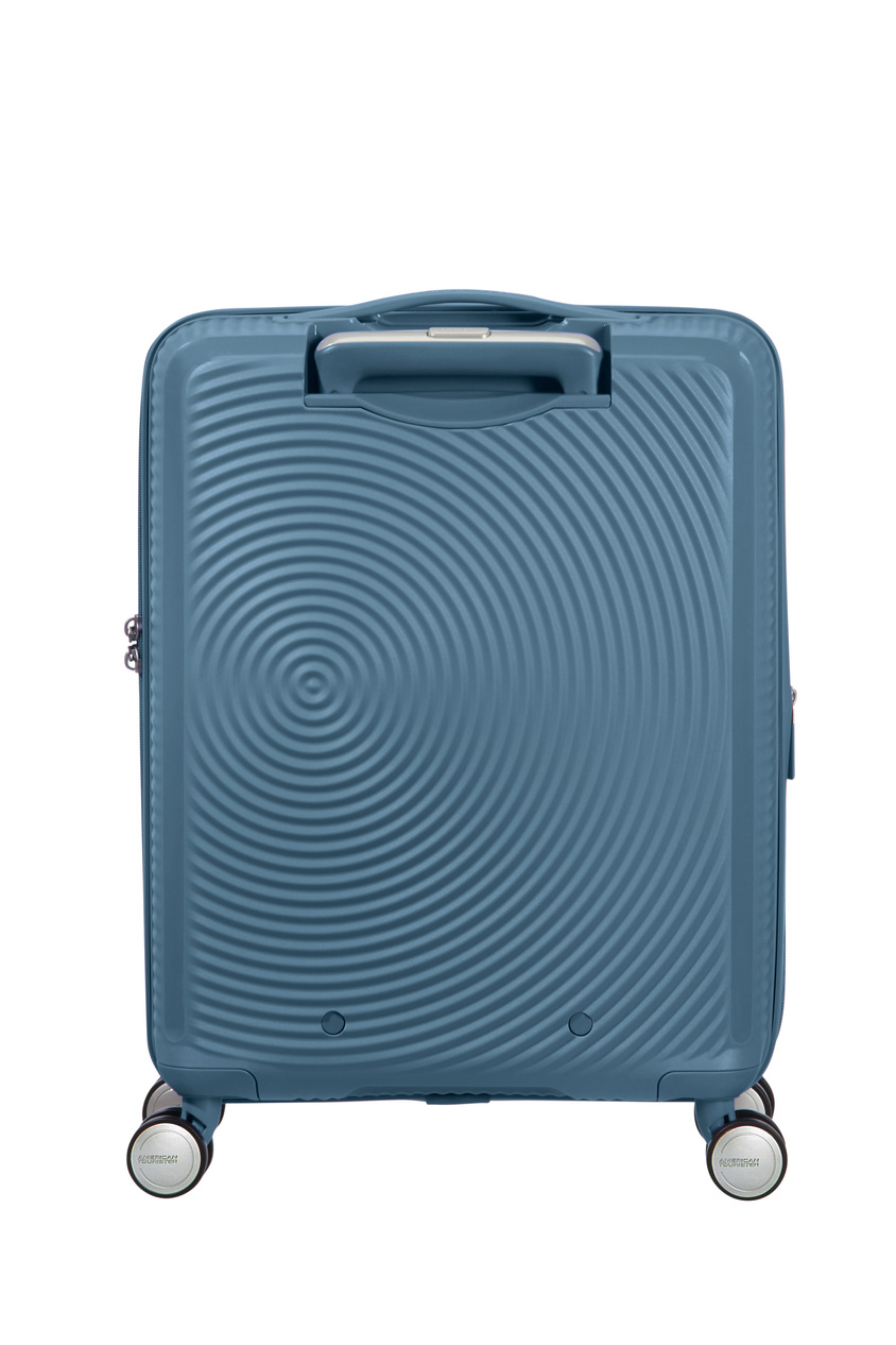 Walizka kabinowa American Tourister Soundbox 55cm powiększana Stone Blue