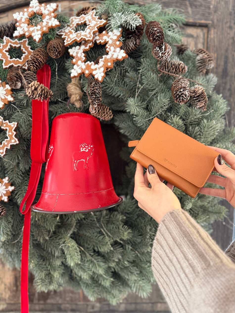 Portfel damski Valentini Metallic P62 miedziany