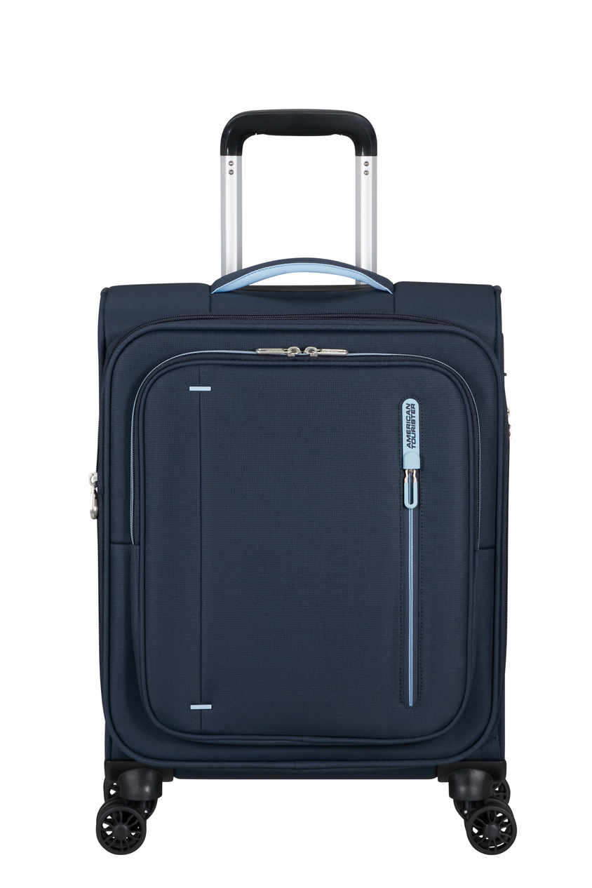 Walizka kabinowa American Tourister Cloudrider 55cm powiększana granatowa