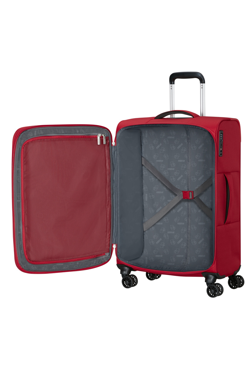 Walizka American Tourister Cloudrider 67cm powiększana czerwona