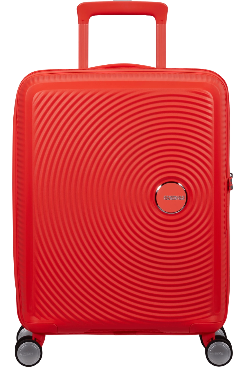 Walizka kabinowa American Tourister Soundbox 55 cm powiększana Neon Orange