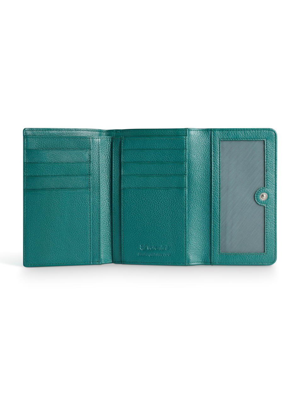 Portfel damski Valentini Metallic P62 zielony