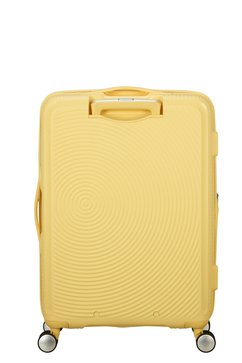 Walizka American Tourister Soundbox 67cm powiększana Pastel Yellow