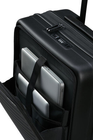 Walizka kabinowa Samsonite Restackd 55cm powiększana czarna