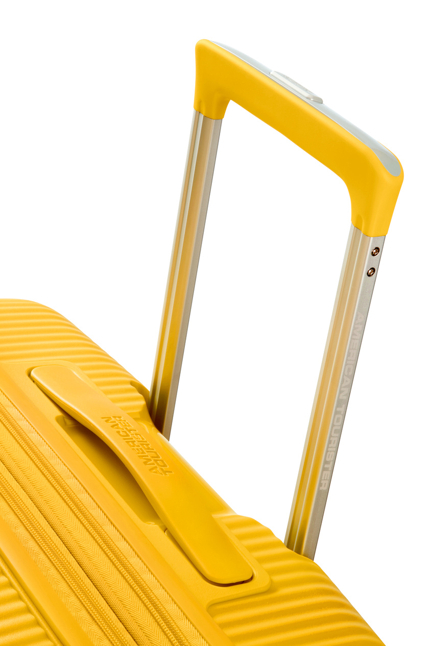Walizka kabinowa American Tourister Soundbox 55cm powiększana Golden Yellow