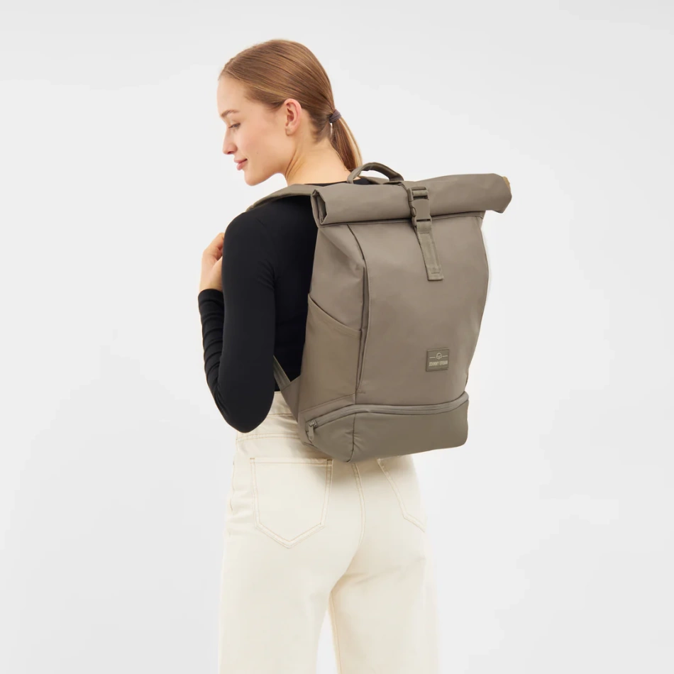 Plecak rolltop JOHNNY URBAN Allen Medium Desert Grey