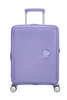 Walizka kabinowa American Tourister Soundbox 55cm powiększana fioletowa