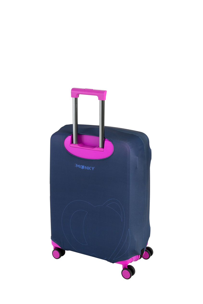 Pokrowiec na walizkę BLU MOONKY M granatowy