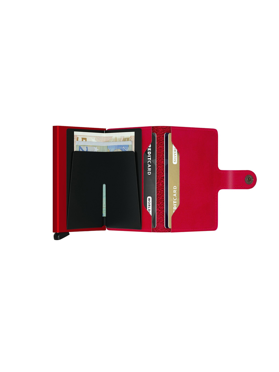Portfel SECRID Miniwallet Red-Red