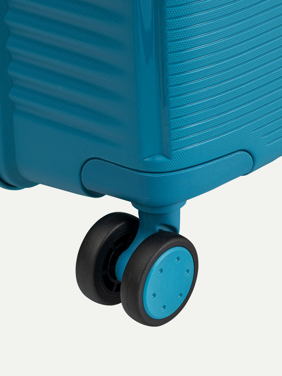 Zestaw 3 walizek BLU MOONKY Altair 55/66/77cm powiększane niebieskie