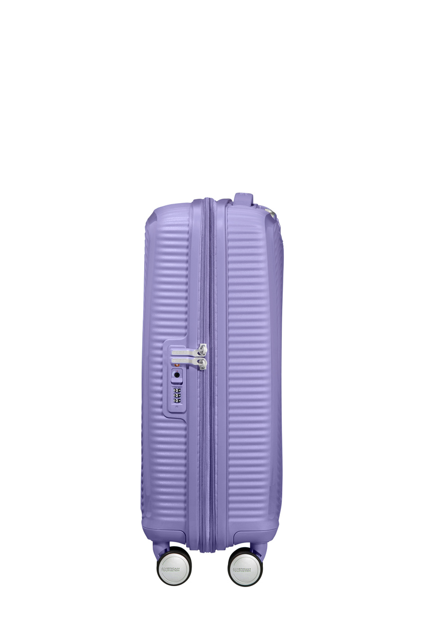 Walizka kabinowa American Tourister Soundbox 55cm powiększana Lavender